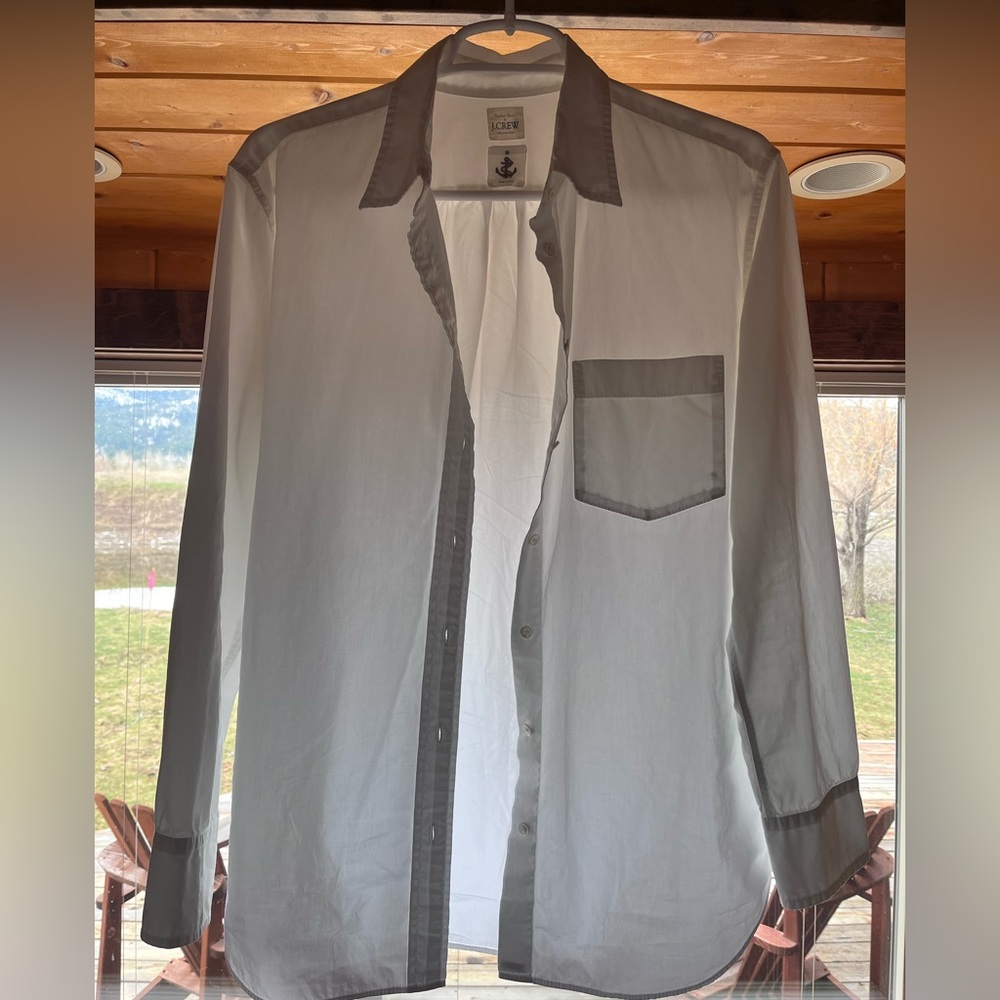 J. Crew White Button Down
